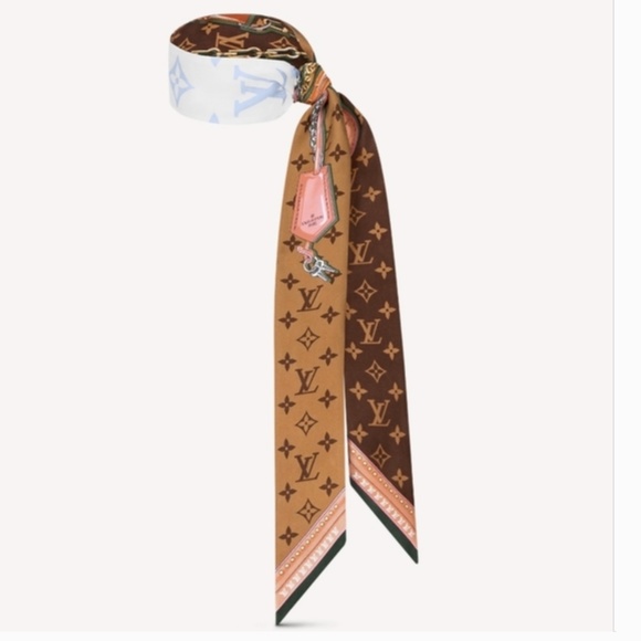 NEW LOUIS VUITTON BLUE & WHITE ULTIMATE MONOGRAM BB BANDEAU -  M76676 - Picture 1 of 14